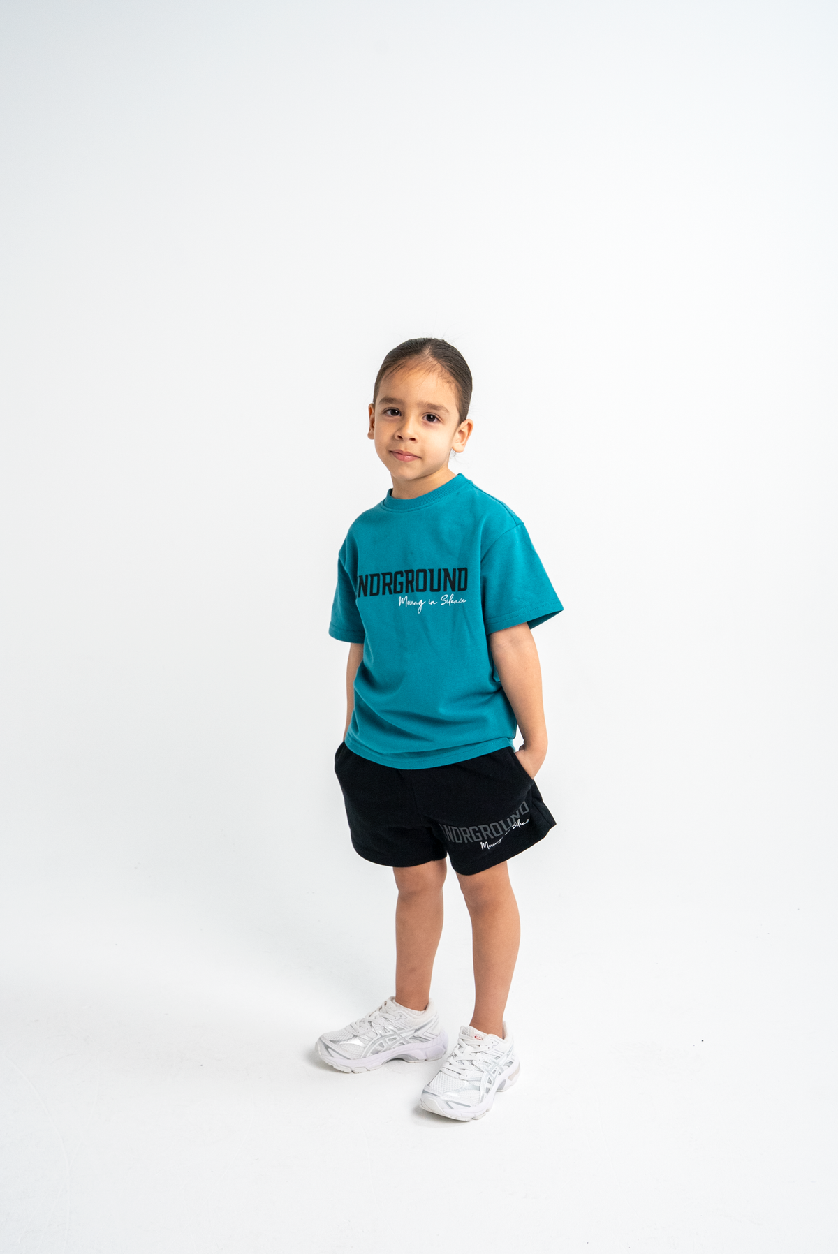 KIDS MOVING IN SILENCE TEE x OCEAN FADE