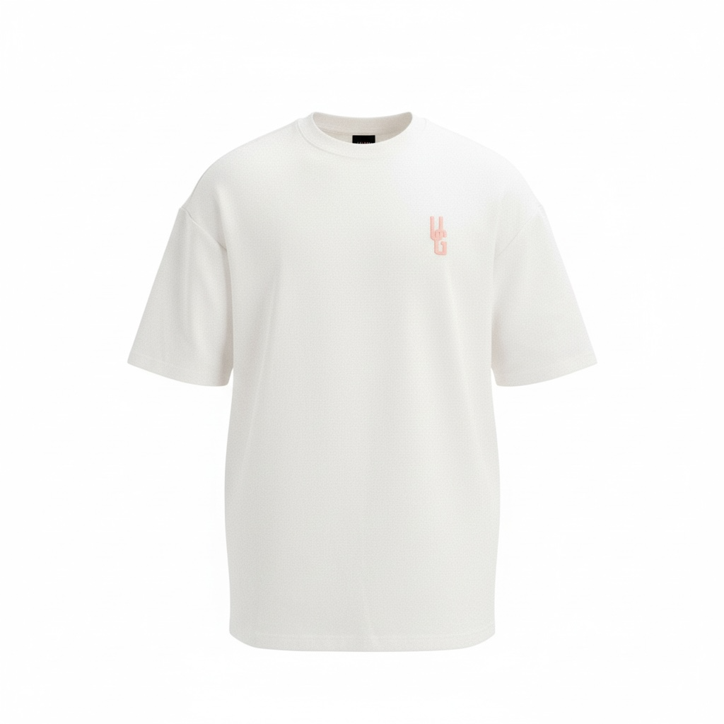 THE ORIGIN TEE (WHITE/ROSE)