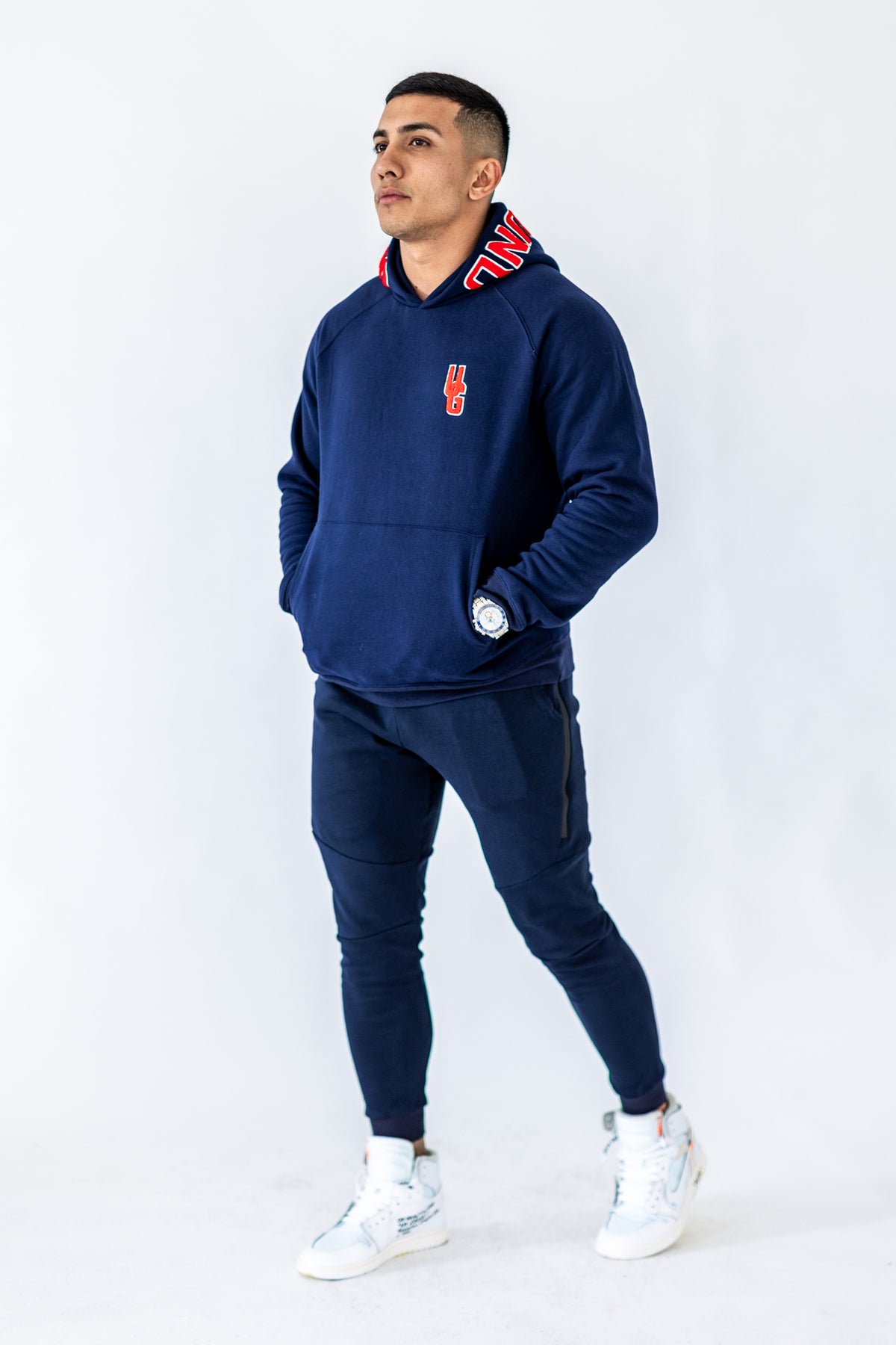 Tapered Joggers x Navy