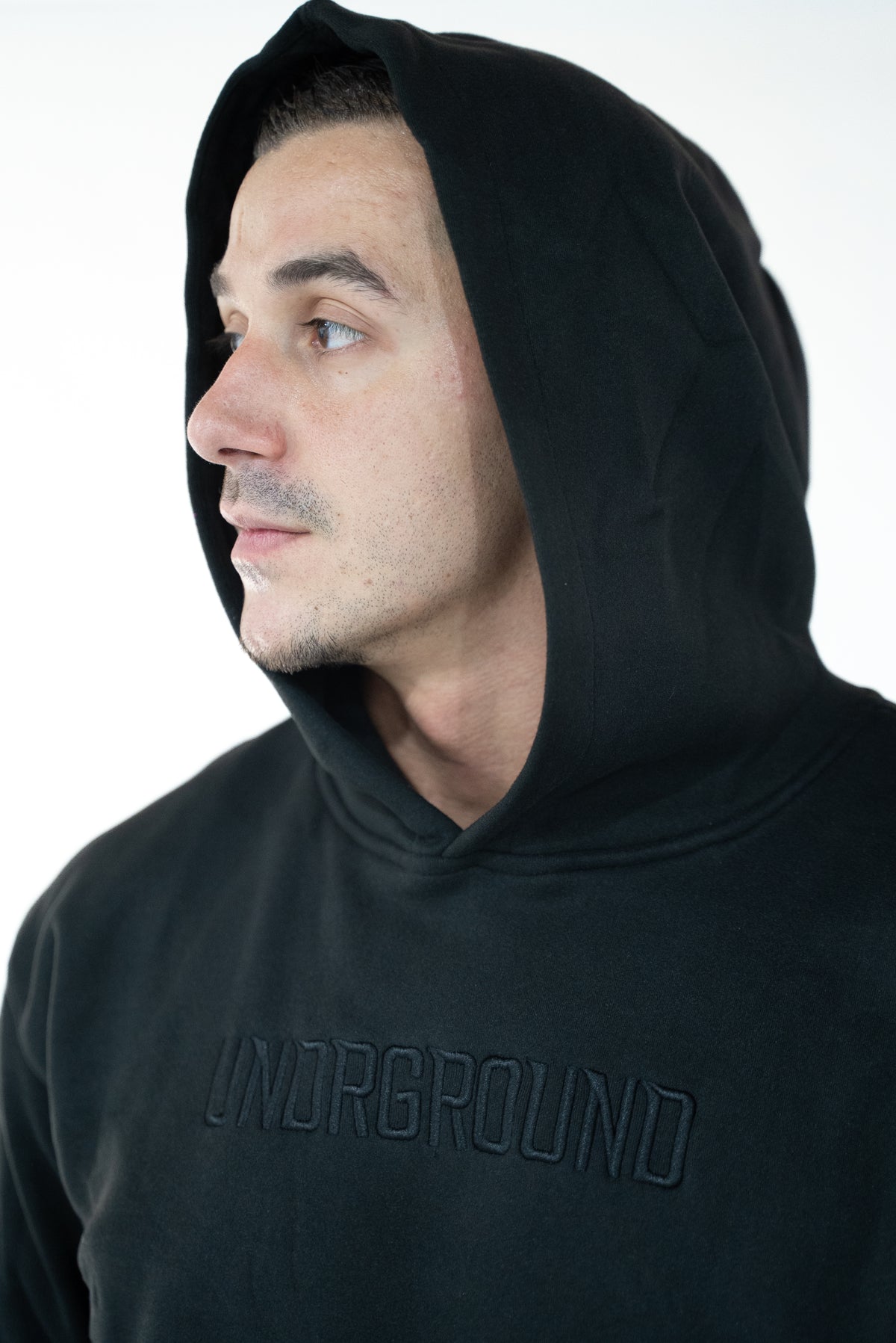 Black Hoodie "Moving In Silence" Collection