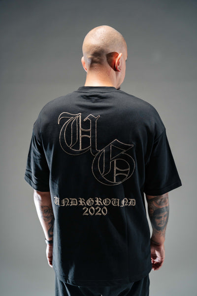 Ol' English Reload Tee (Black/Gold)
