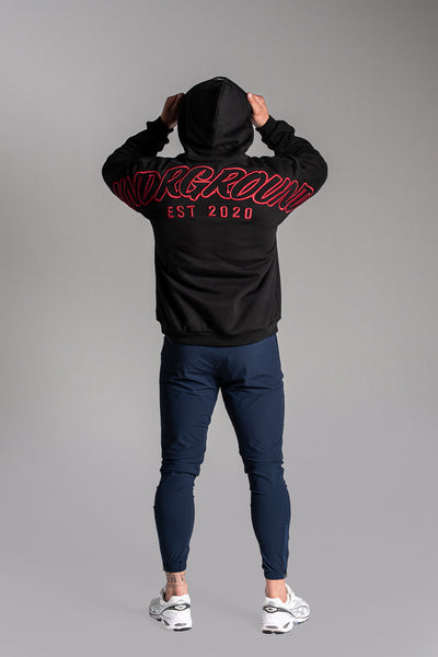 HYPE HOODIE BLACK/RED