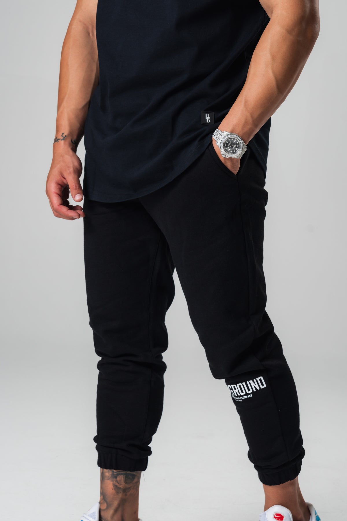 Oversized Joggers x Black