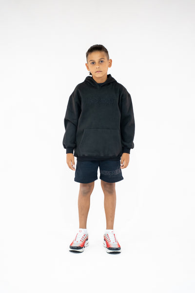 Kids Black " Moving In Silence " Hoodie