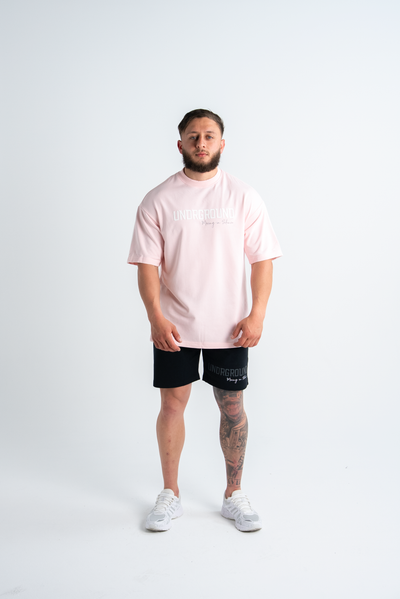 MOVING IN SILENCE TEE x FADED ROSE