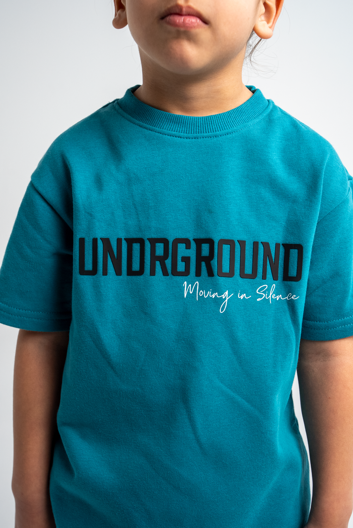 KIDS MOVING IN SILENCE TEE x OCEAN FADE