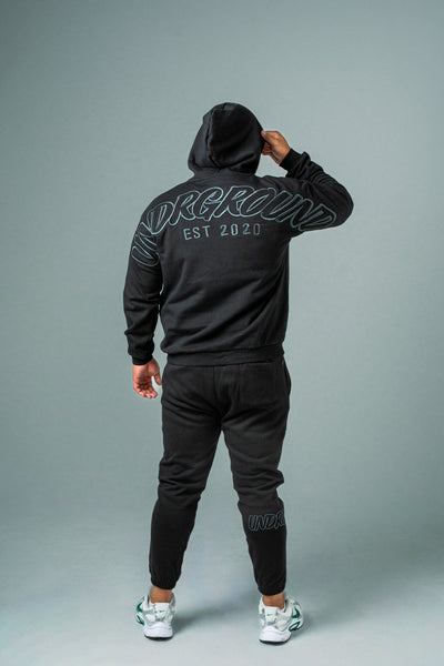 HYPE HOODIE BLACK/CHARCOAL