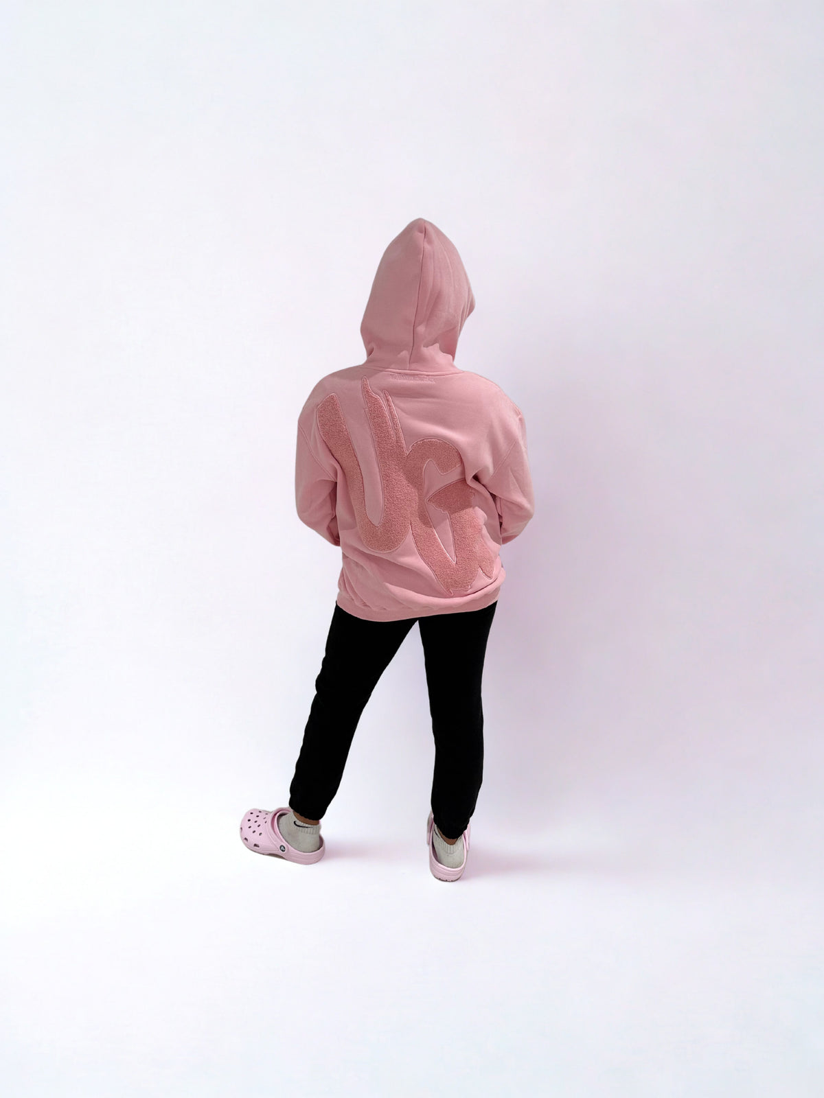 Kids Pink " Moving In Silence " Hoodie