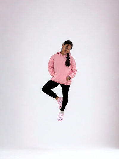 Kids Pink " Moving In Silence " Hoodie