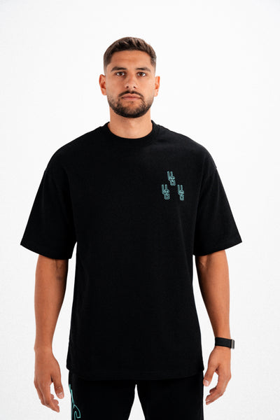 MI VIDA LOCA TEE (BLACK/TIFFANY)