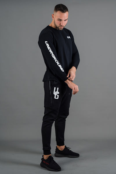 Long Sleeve Tee Black/White