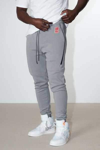 Tapered Joggers Grey/White