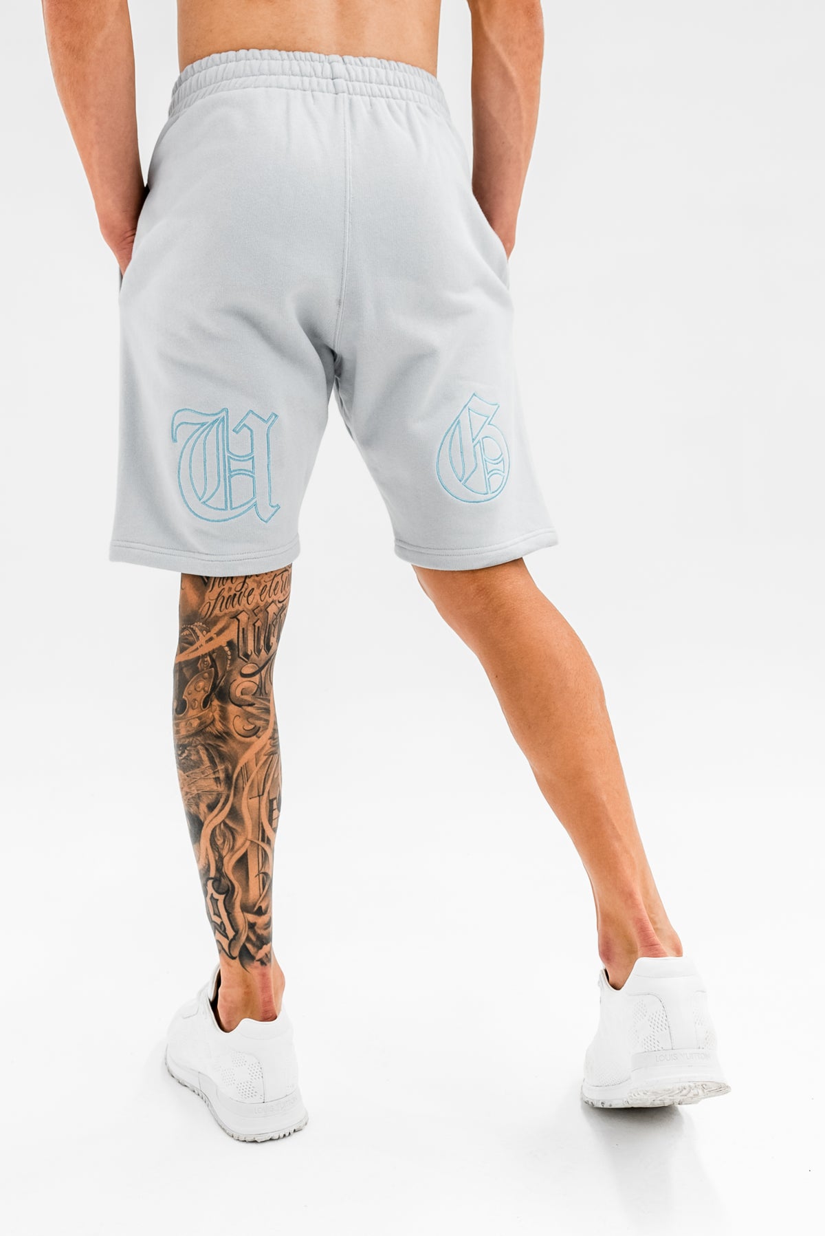 Cotton Shorts x Blue Grey